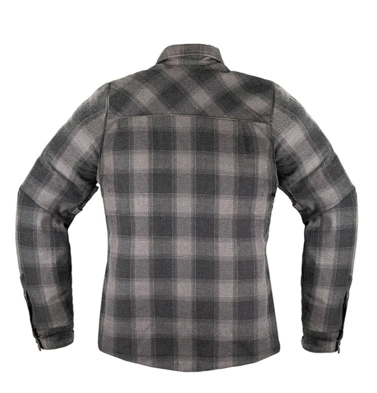 Chamarra de franela para dama Icon Fallblock - Negro