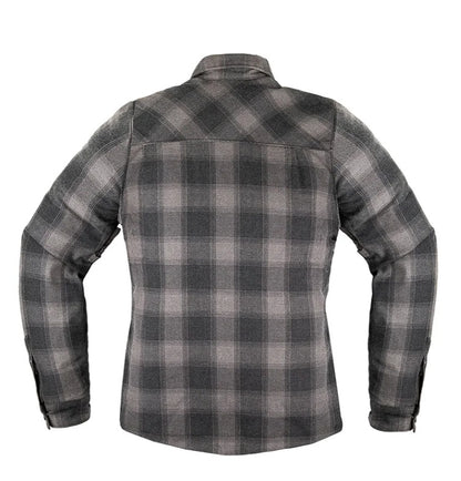 Chamarra de franela para dama Icon Fallblock - Negro