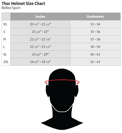 Casco Thor Reflex Sport Riot - Gris/Acido