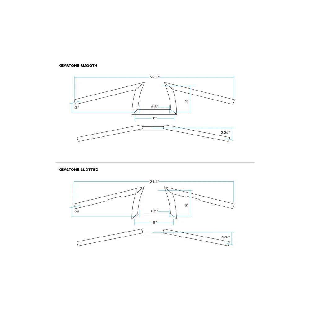 Manillar Biltwell Keystone 1" - cromo