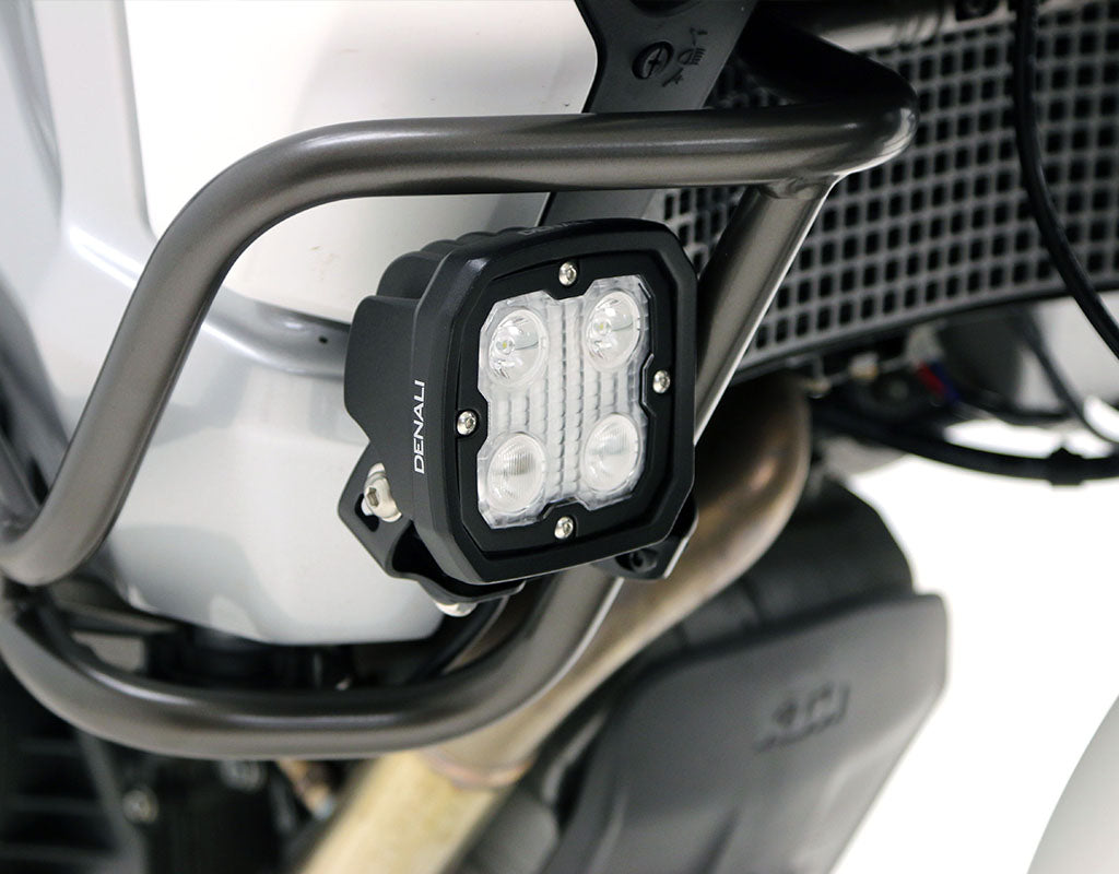 Soportes de luz de conducción, Abrazadera de barra articulada 21 mm/29 mm - negro