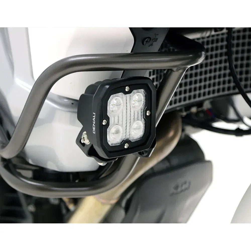Soportes de luz de conducción, Abrazadera de barra articulada 21 mm/29 mm - negro
