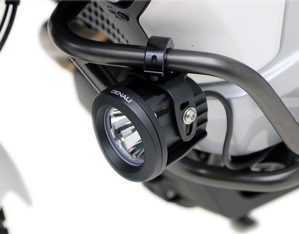 Soportes de luz de conducción, Abrazadera de barra articulada 21 mm/29 mm - negro