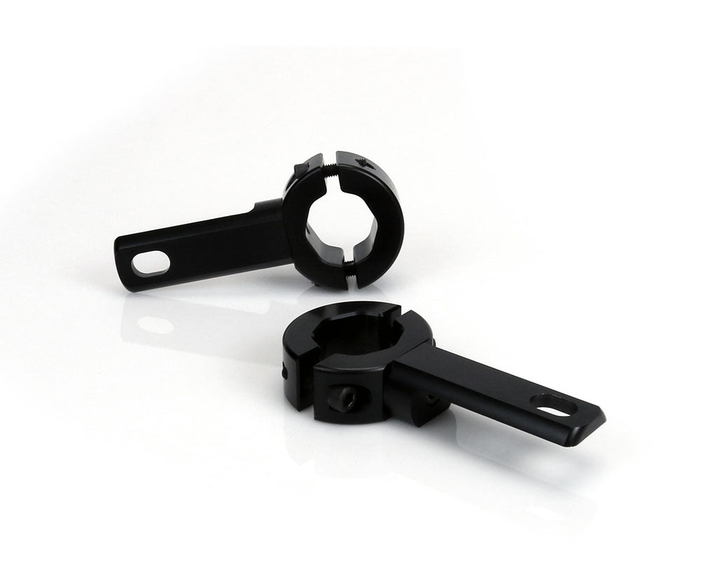 Soportes de luz de conducción, Abrazadera de barra articulada 21 mm/29 mm - negro