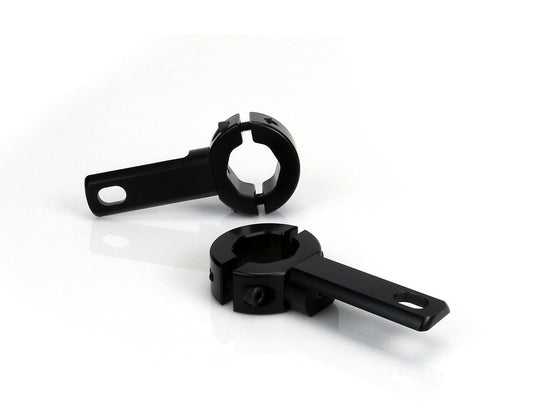 Soportes de luz de conducción, Abrazadera de barra articulada 21 mm/29 mm - negro