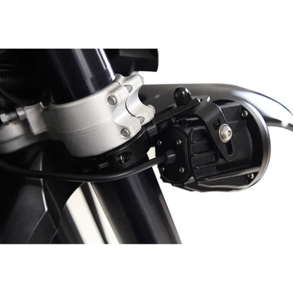 Soporte de luz de conducción, Abrazadera de barra articulada 50 mm/60 mm - negro