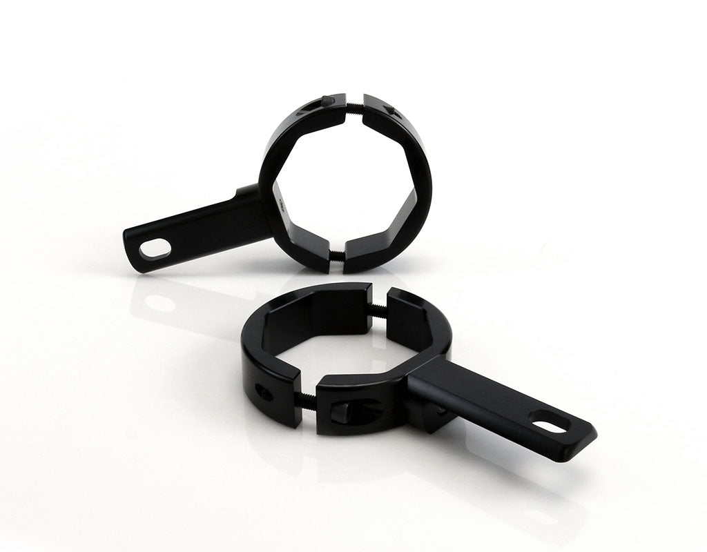 Soporte de luz de conducción, Abrazadera de barra articulada 50 mm/60 mm - negro