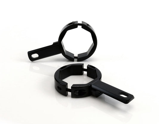 Soporte de luz de conducción, Abrazadera de barra articulada 50 mm/60 mm - negro
