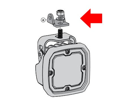 Soporte de luz de conducción, Adaptador de montaje de luz OEM