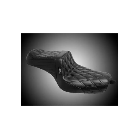 Asiento LE PERA Tailwhip Doble Diamante Negro XL '10-'22