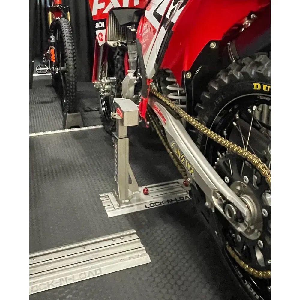 Sistema de transporte de moto sin tirantes Lock-N-Load Pro
