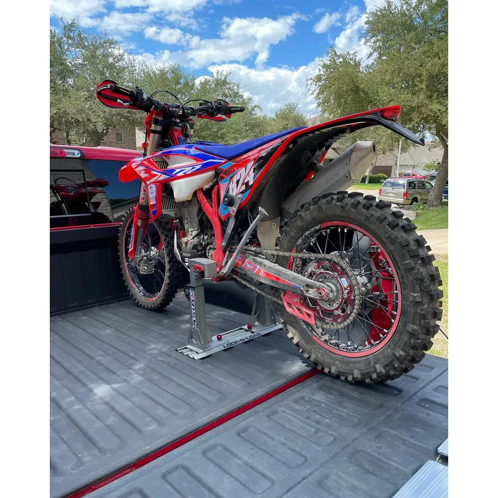 Sistema de transporte de moto sin tirantes Lock-N-Load Pro