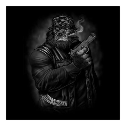 Playera Lethal Threat Pistol Packing Gorilla