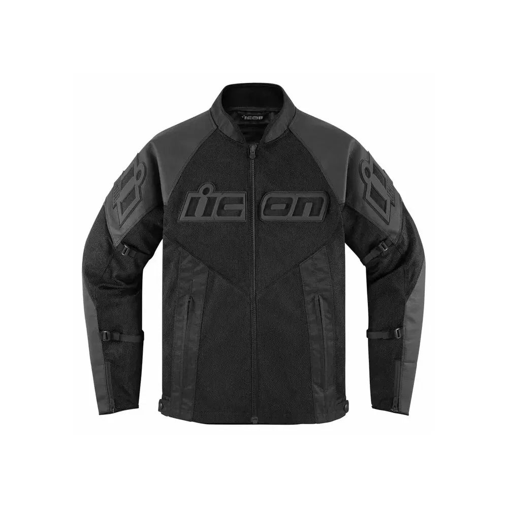 Chamarra ICON  de Cuero Mesh AF