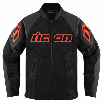 Chamarra ICON  de Cuero Mesh AF