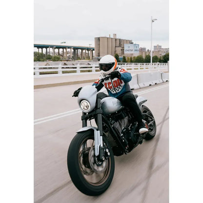 Chamarra Icon Contra3 Hero para hombre - Blanco/Azul