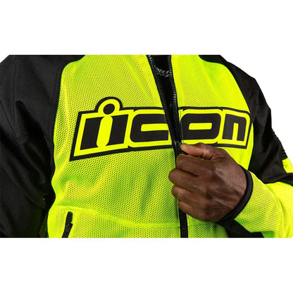 Chamarra Icon Overlord3 CE - Hi-Viz Amarillo
