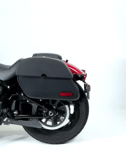 28L - Panzer Quick-Mount Medium 2025+ Indian Scout Bobber Motocicleta Alforjas