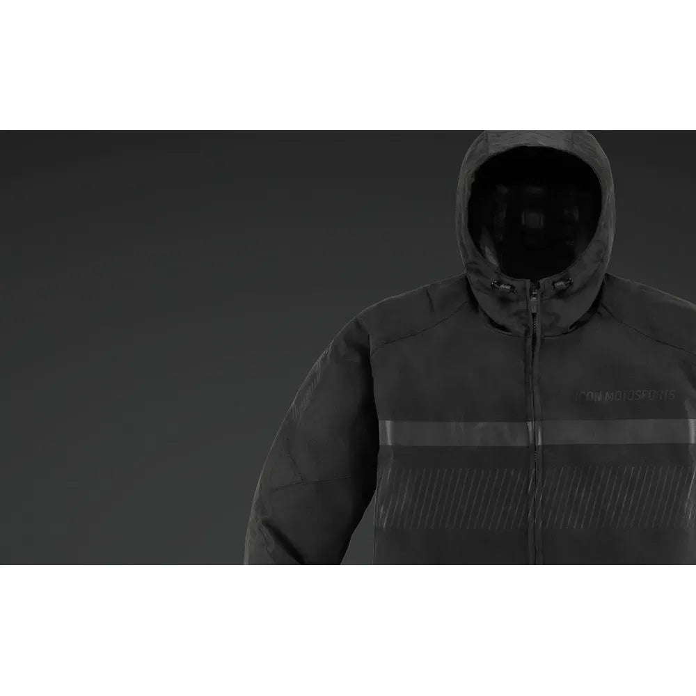 Chamarra ICON PDX3 - Waterproof - Negra