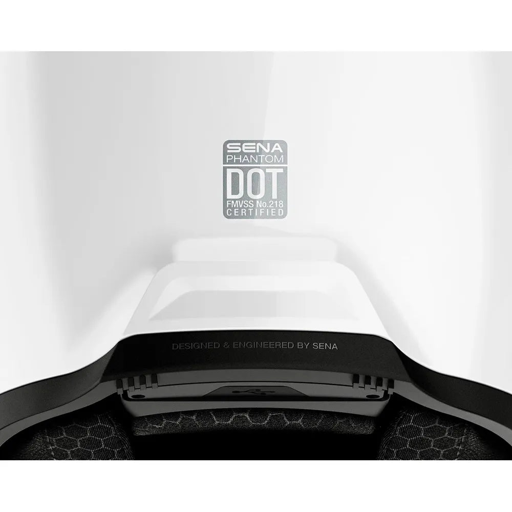 Casco SENA Phantom - blanco