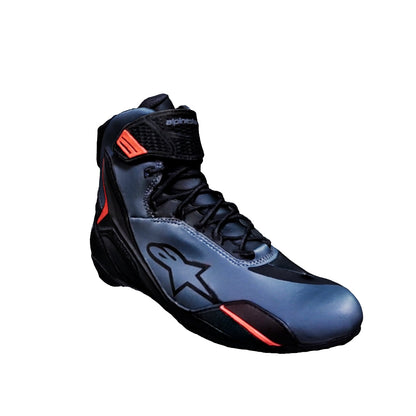 Tenis Faster-4 Alpinestars - Negro/Gris/Rojo
