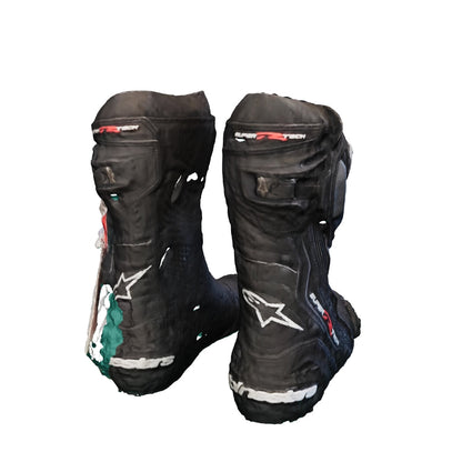 Botas Alpinestars R Supertech  - Negro/Blanco