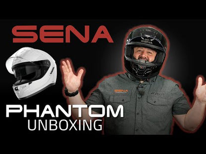 Casco Sena Phantom  - Gloss White