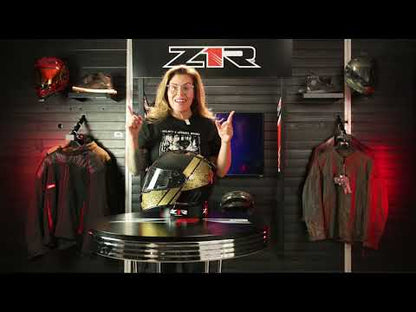 Casco Z1R Nemesis Thunderbird - Amarillo