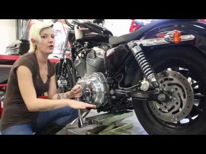Amortiguadores Traseros Slammer Cromo Burly Brand 80-16 FLHT