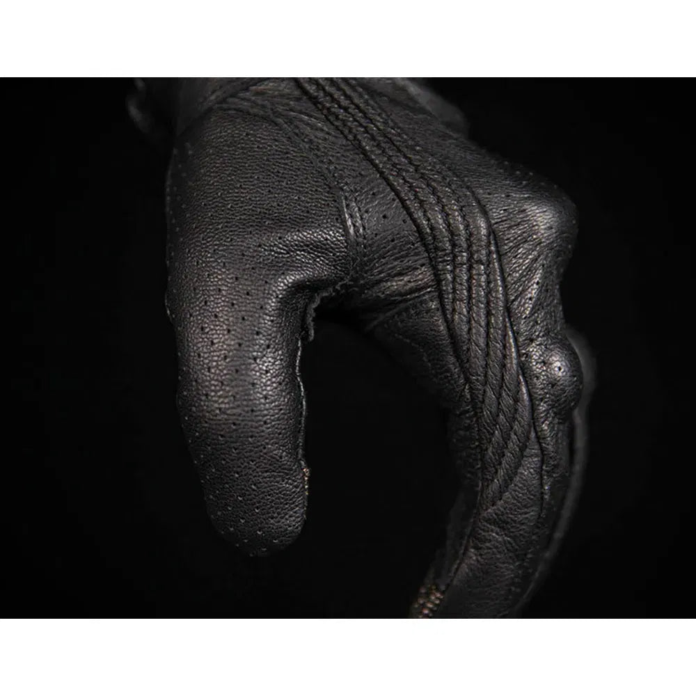 Guantes ICON Perforated Pursuit para mujer - Negro (OpenBox)