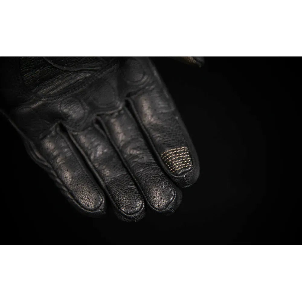 Guantes ICON Perforated Pursuit para mujer - Negro (OpenBox)