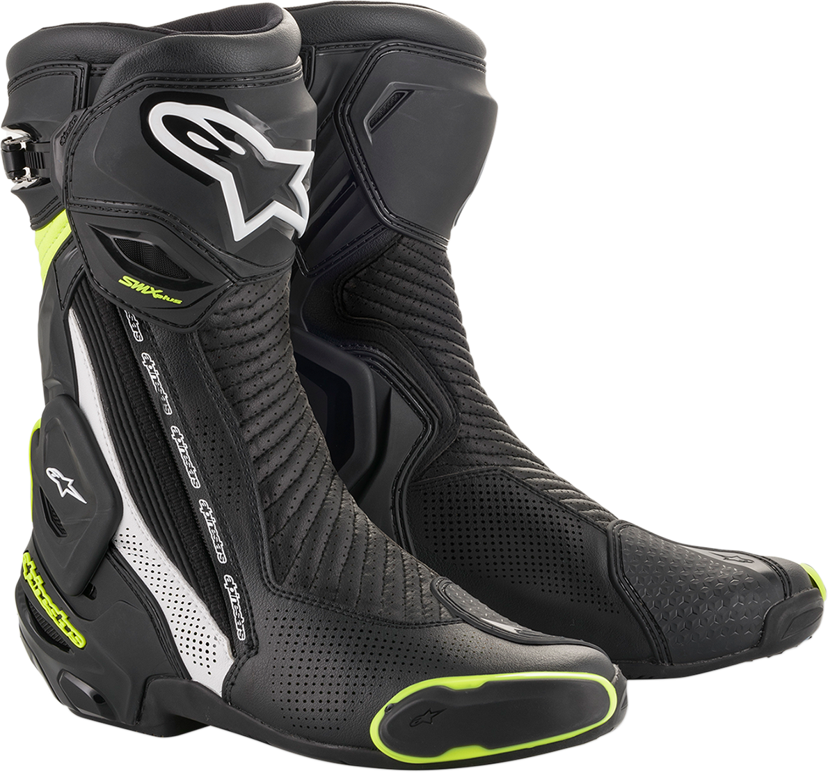 Botas Alpinestars SMX+ Vented Boots - Negro/Blanco/Amarillo