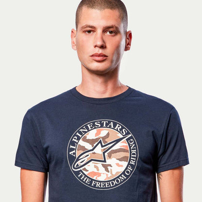 Playera Alpinestars  Dot Camo - Azul