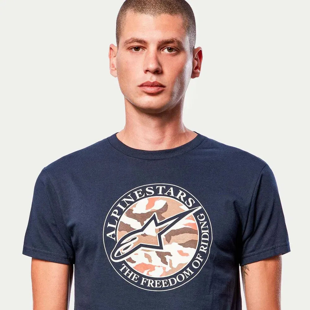 Playera Alpinestars  Dot Camo - Azul