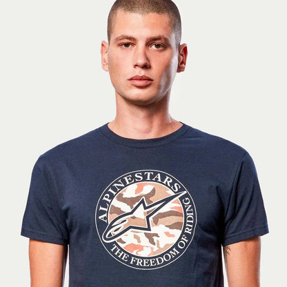 Playera Alpinestars  Dot Camo - Azul