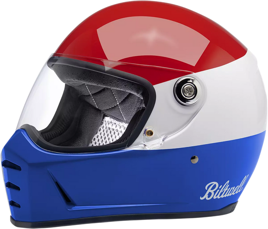 Casco Biltwell Lane Splitter Podium - rojo/blanco/azul