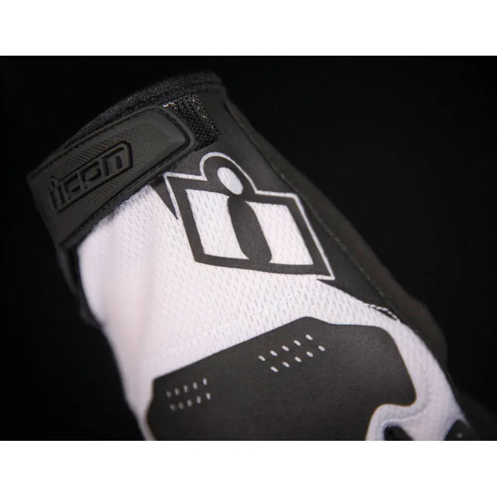 Guantes ICON HOOLIGAN - Blanco