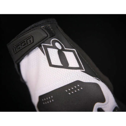 Guantes ICON HOOLIGAN - Blanco