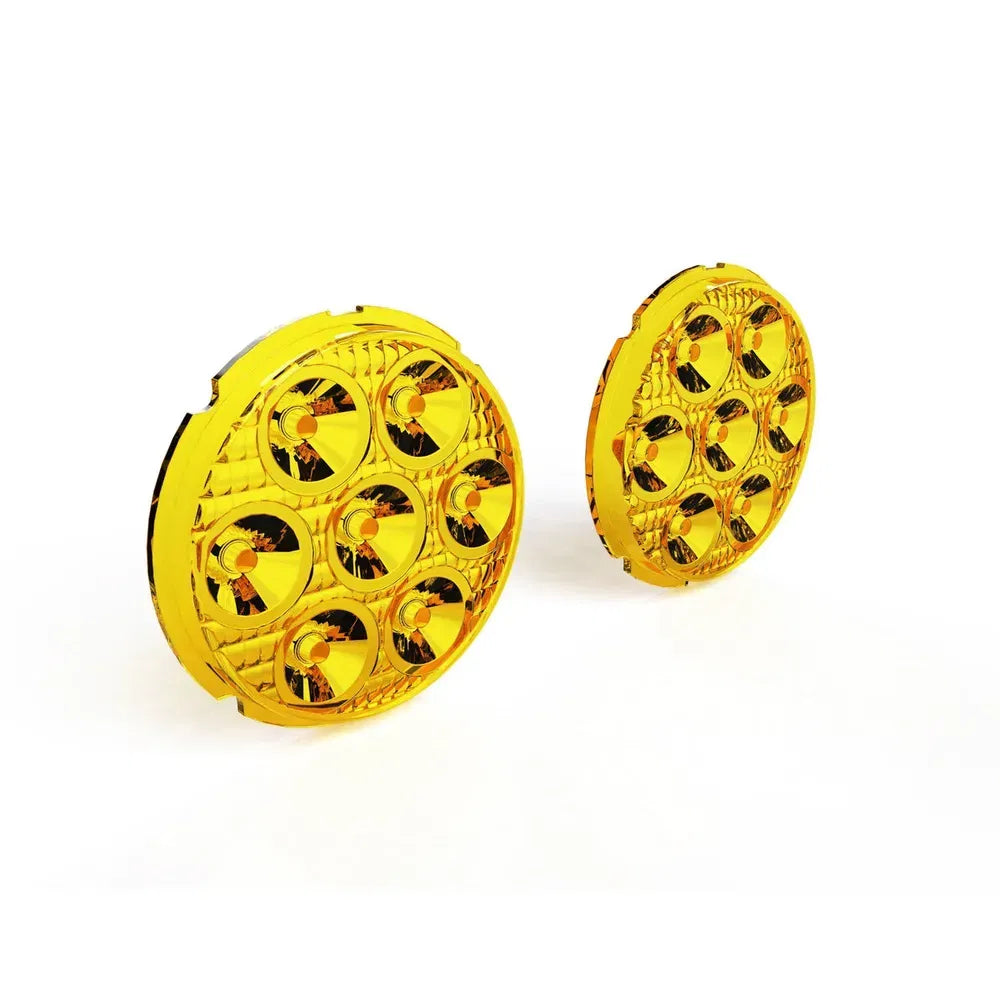 Kit de lentes para luces LED D7 - ámbar o amarillo selectivo