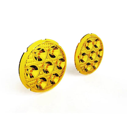 Kit de lentes para luces LED D7 - ámbar o amarillo selectivo
