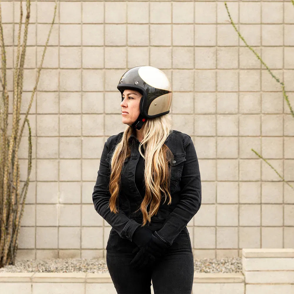 Casco Biltwell bonanza  Scallop - Metallic Charcoal/Champagne