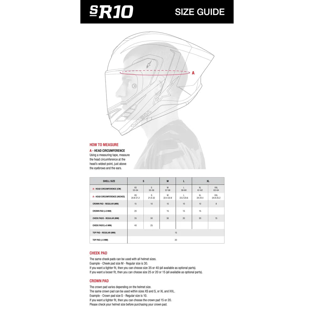 Casco Supertech R10 Sólido - Blanco Brillante