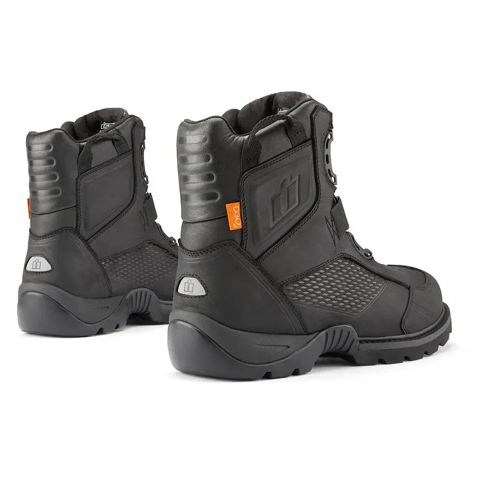 Botas ICON  Stormhawk a prueba de agua color negro