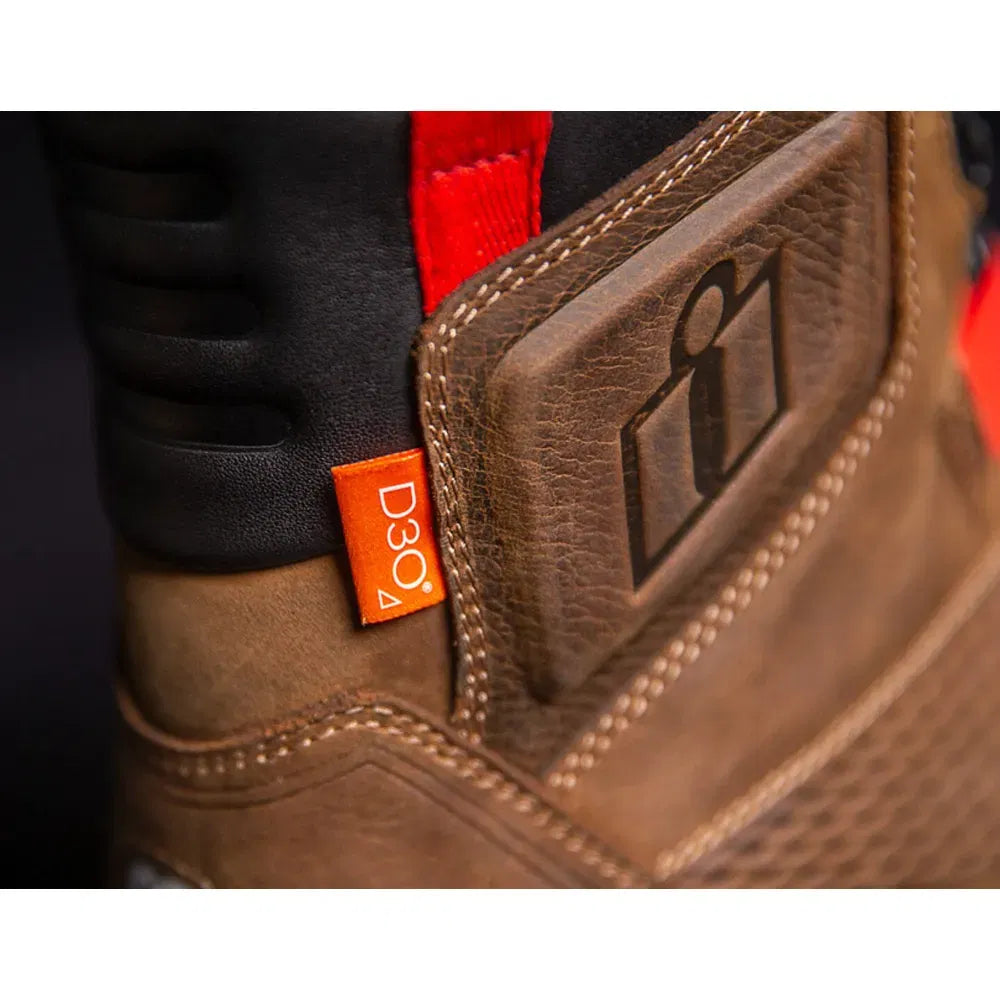 Botas ICON Stormhawk a Prueba de Agua - Café