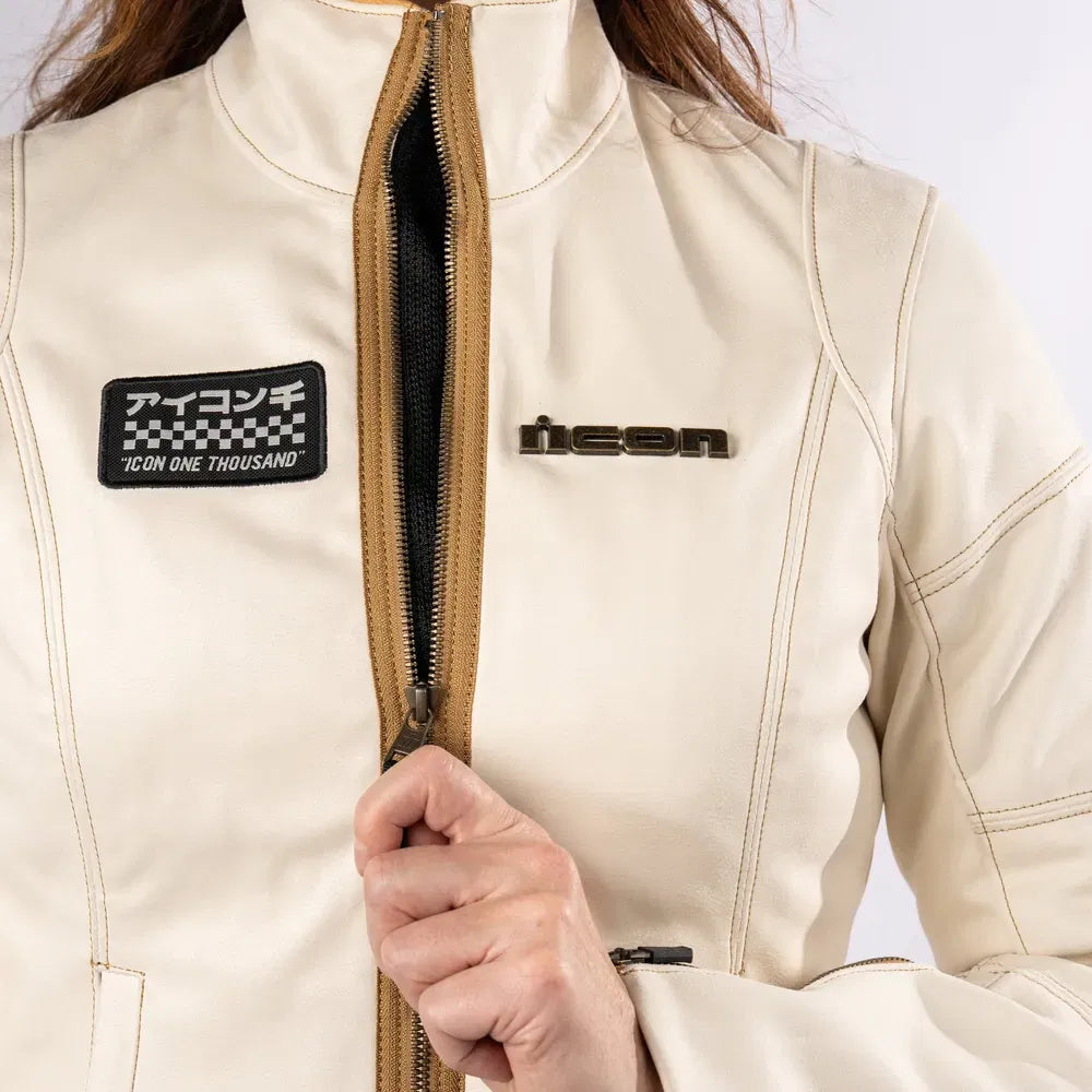 Chamarra Icon para mujer Tuscadero3 - Blanca