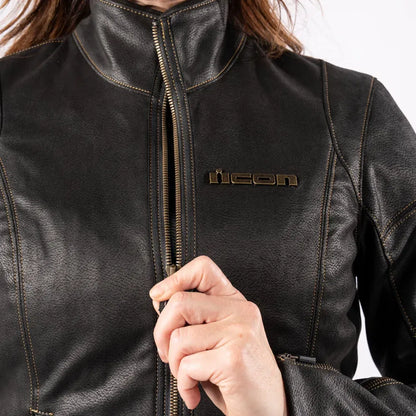 Chamarra Icon para mujer Tuscadero3 - Negra