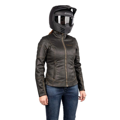 Chamarra Icon para mujer Tuscadero3 - Negra