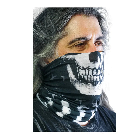 Neck Scarf - America Skull