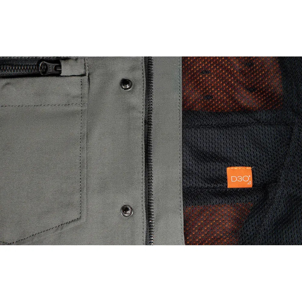 Chamarra ICON Upstate Canvas CE - gris