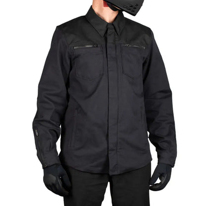 Chamarra ICON Upstate Canvas CE - negro